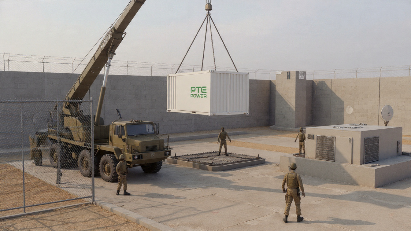 PTE Power module being deployed at a commercial port